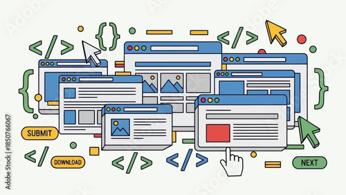 Web Development Concept