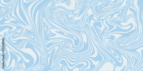 Abstract background seamless pattern with colorful waves. Trendy vector illustration in retro psychedelic style