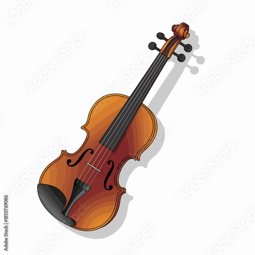 A beautifully crafted violin rests against a soft backdrop, highlighting the elegance and artistry involved in musical instrument design and classical music appreciation.