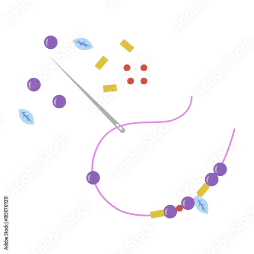 Vector graphics icon for Bracelet making