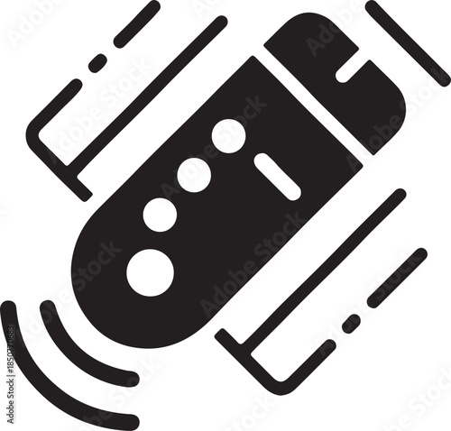 Vibrating remote control icon