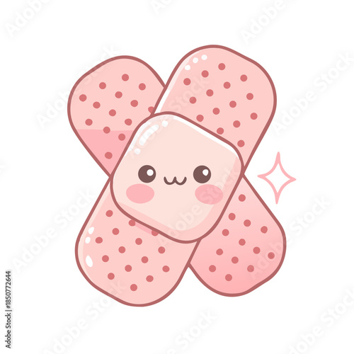 3D Soft Pastel Bandage / Plaster Icon