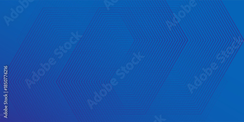 Abstract Hexagon Blue Tech Finance Fintech Background sytem design