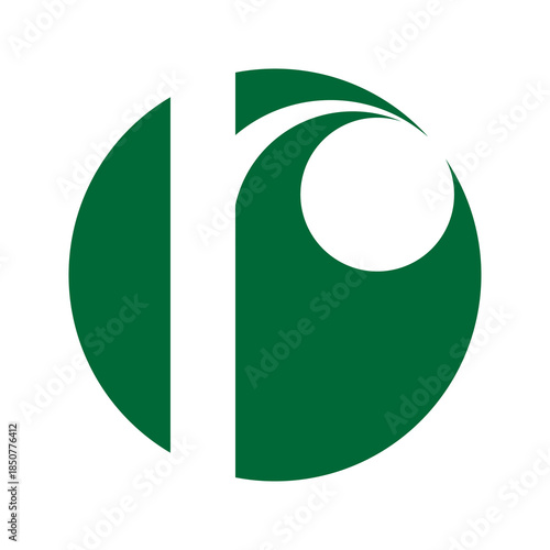 r letter logo in a green circle