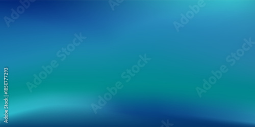 Blue-green gradient studio room, abstract background pattern, walls and floor wallpaper space interior pattern line