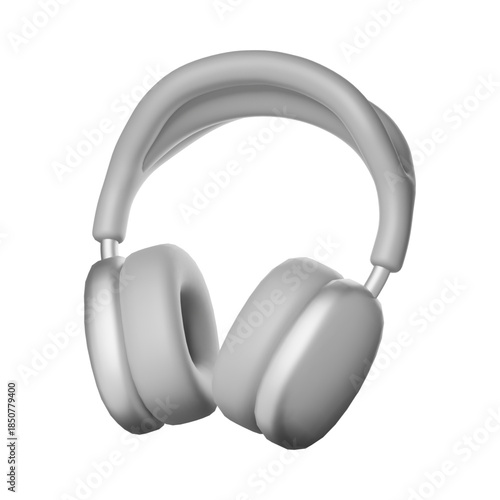 headphones isolated on white