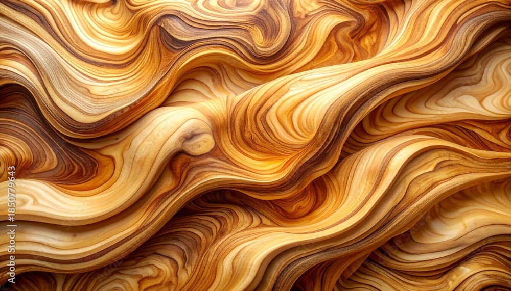 Obraz premium Abstract flowing wood grain pattern