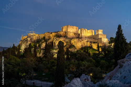 Night View of Athens