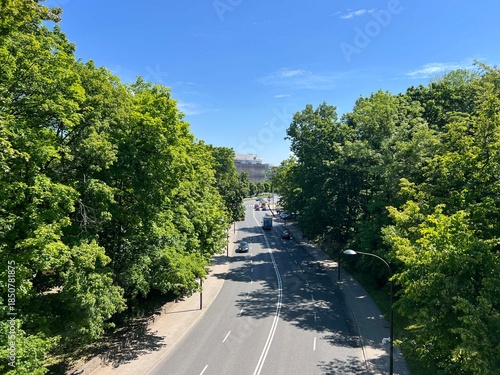 Ksiazeca road in Warsaw