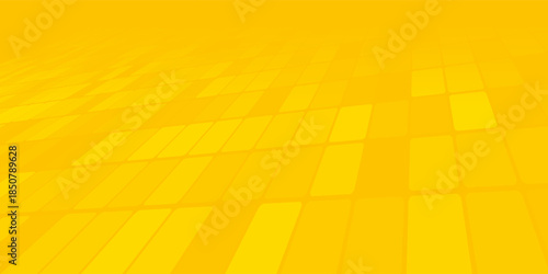 Abstract Yellow Perspective Grid Pattern Background. Modern Trendy design in Vector Illustration
