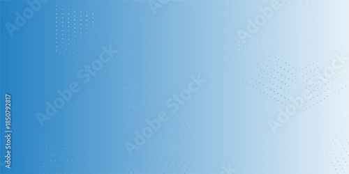 Abstract modern blue banner background design with health icons and symbols elegant pattern hexagon dot