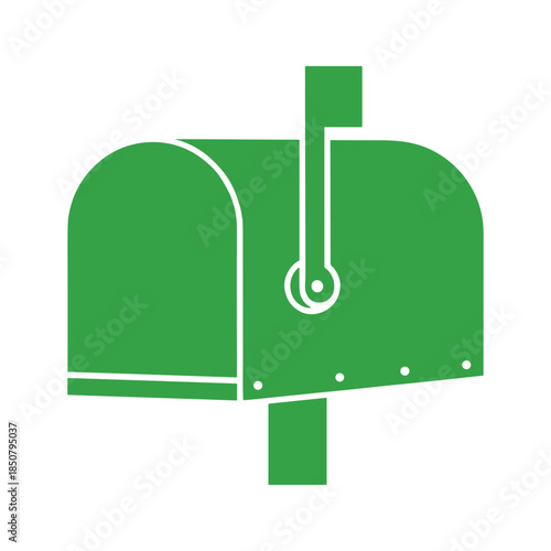 Green mailbox icon
