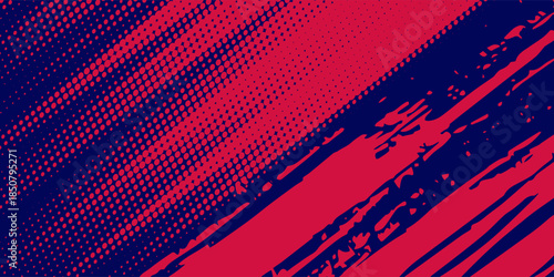 Vector dots glitter or halftone glitter pattern texture Pop Art Style Background. vector grunge arts red grunge