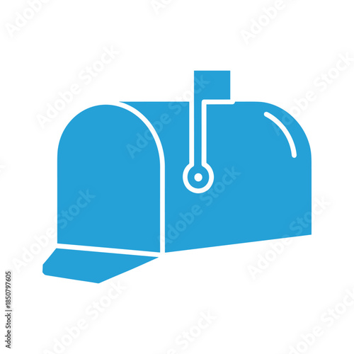Blue Mailbox Icon