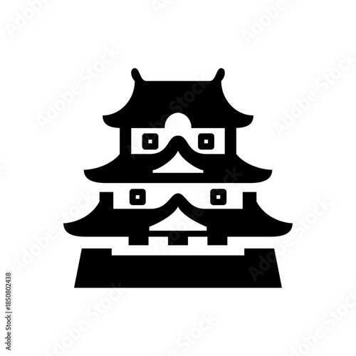 城の天守をイメージした文化財アイコン