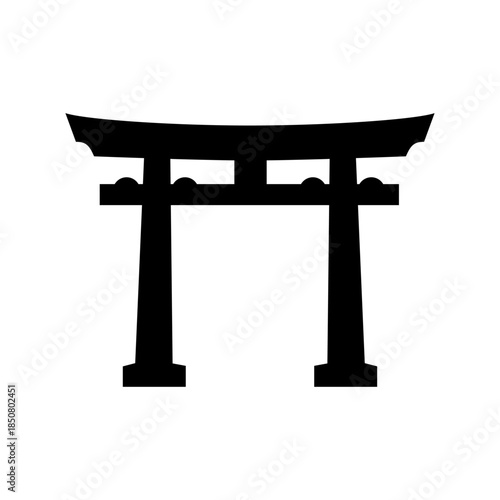 鳥居をイメージした文化財アイコン