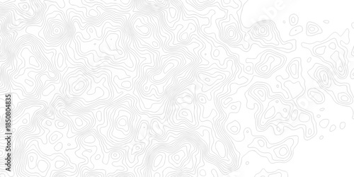 Black and white lines seamless Topographic map patterns, topography line map. Vintage outdoors style. The stylized height of the topographic map contour in lines and contours isolated on transparent.