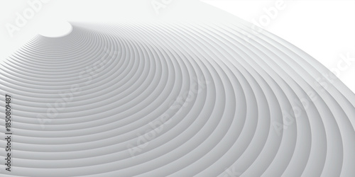 Modern abstract circle arrangement. Arranged in geometric rows, half-tone lines surround the center, vector illustration.