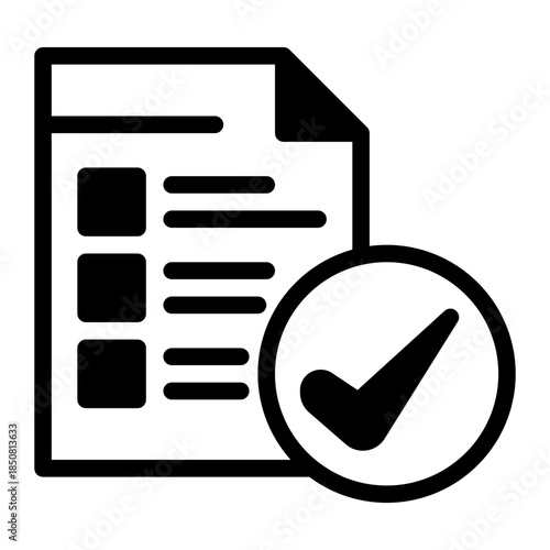 Approved Agreement Correct Qualification Icon from Data Analysis Icon Collection (Mixed style)