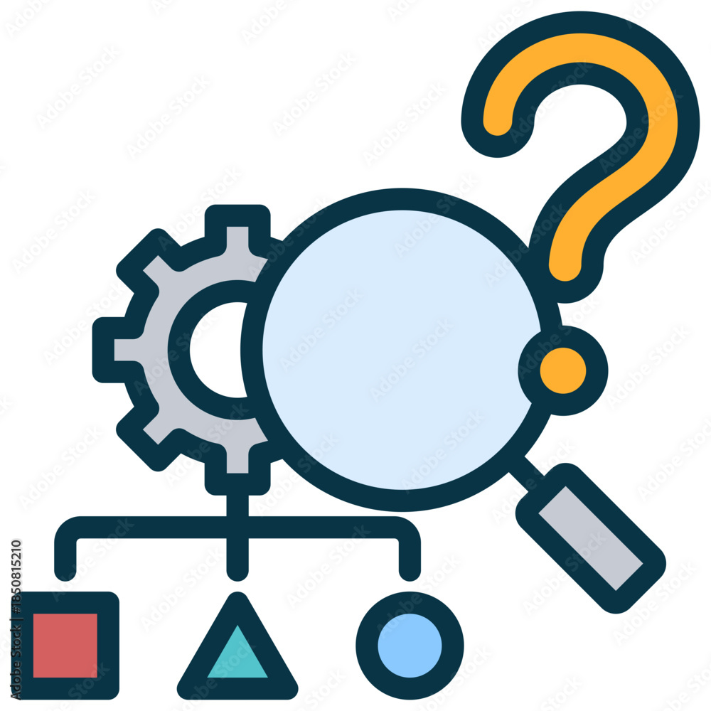 Obraz premium Predictive Icon