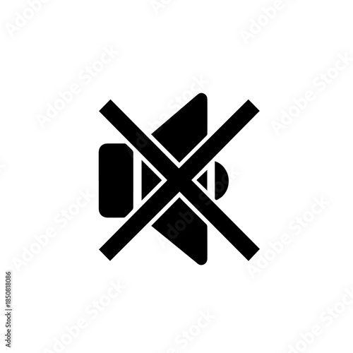 No sound allowed symbol