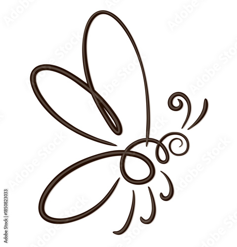 Symbol of a wild stylized bee.