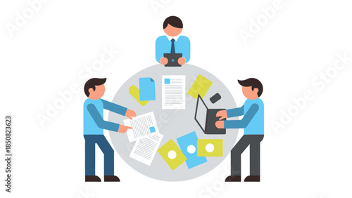 Collection of Silhouetted Soldiers in Various Poses with Rifles