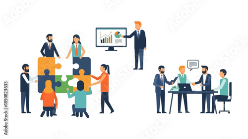 Collection of Silhouetted Soldiers in Various Poses with Rifles