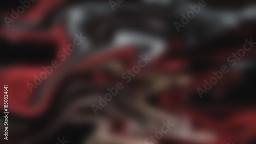Blurry abstract background with red and gray shapes