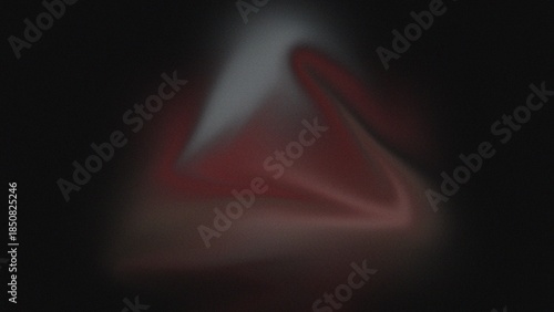 Abstract red and white light trails on dark background