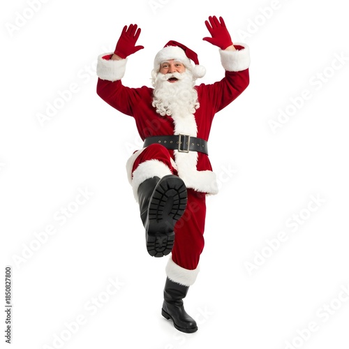santa claus isolated on white