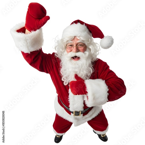 santa claus isolated on white background