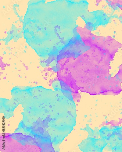 abstract watercolor background with watercolor splashes