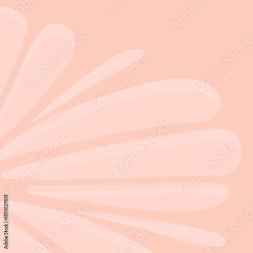 Peach Abstract Petals Background