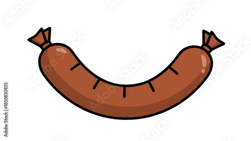 Cartoon Sausage Icon