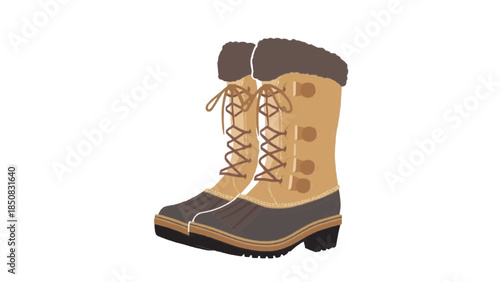 Winter-Ready Boots in Earthy Tones 