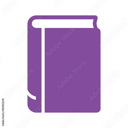 Purple book icon