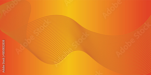 Backgroun orange and yellow Abstack Wave line vector. eps 10