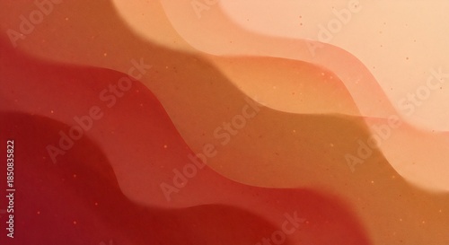 Warm Red Orange Peach Gradient Background with Fine Grainy Noise
