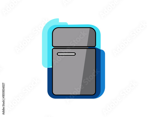 Fridge icon concept. vector set. Appliance icon set home.