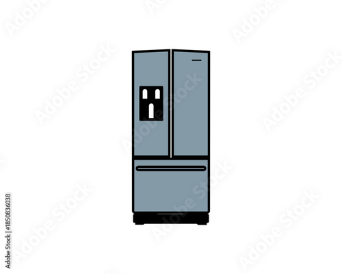Fridge icon concept. vector set. Appliance icon set home.