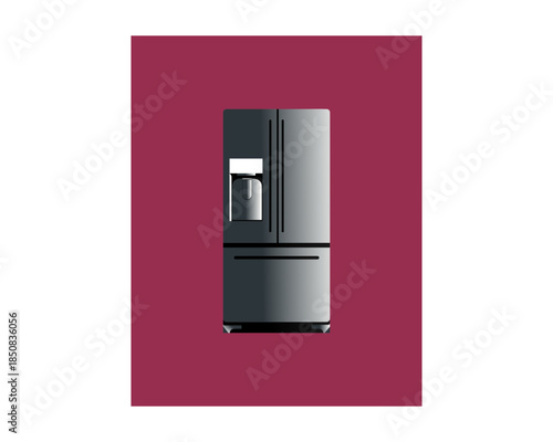 Fridge icon concept. vector set. Appliance icon set home.