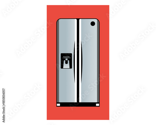 Fridge icon concept. vector set. Appliance icon set home.