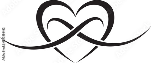 50 Infinity Heart Symbol Vector Bundle