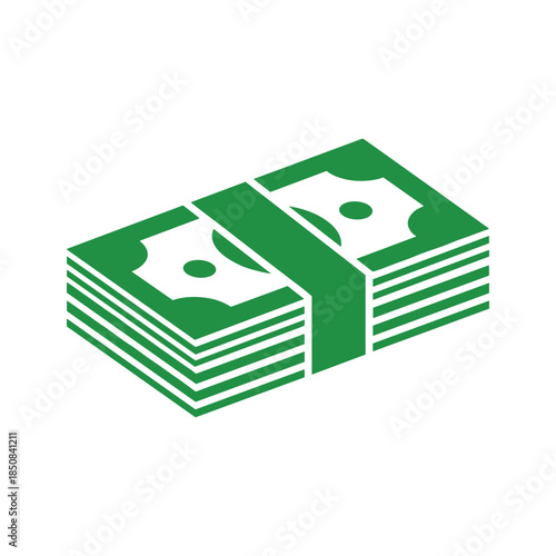 Stack of cash, money, and dollar bills