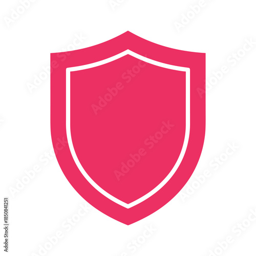 Pink Shield Icon