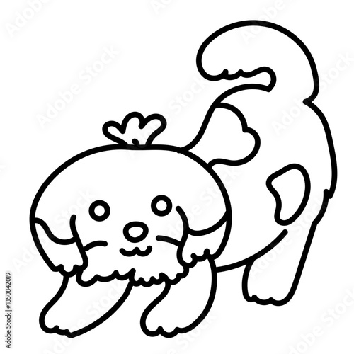 cute chizu dog stand