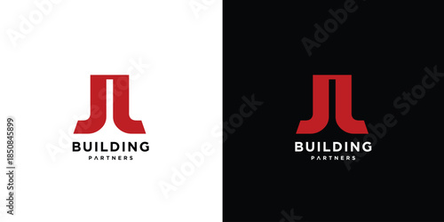 Unique and strong JL letter logo design