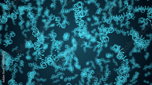 Lyme disease virus cells animation