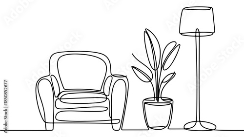 The simple, clean outline style is often used as a free, printable coloring page for children and adults.